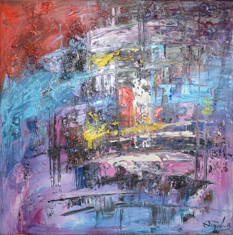 Tranh Sơn Dầu Trừu Tượng